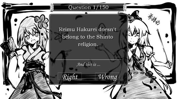 东方试闻广纪 ~ Perfect Memento of Touhou Question screenshot 4