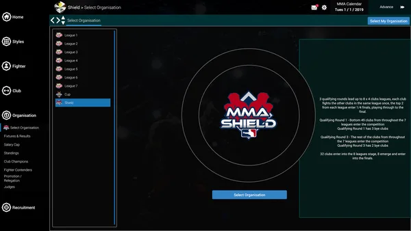 MMA Team Manager screenshot 9