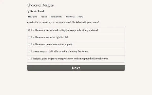 Choice of Magics screenshot 1