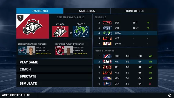 Axis Football 2018 screenshot 14