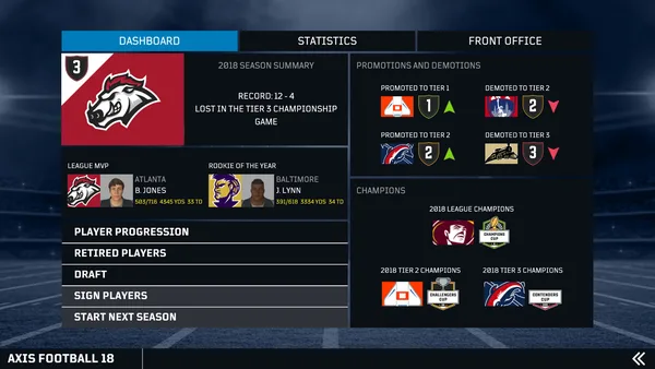 Axis Football 2018 screenshot 15
