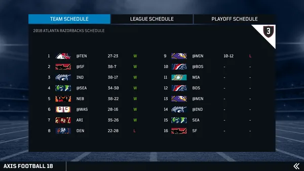 Axis Football 2018 screenshot 18