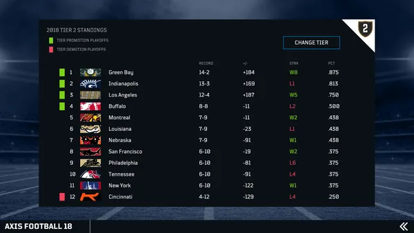 Axis Football 2018 screenshot 20
