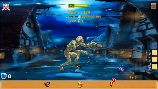 Monster Clicker : Idle Halloween Strategy screenshot 1