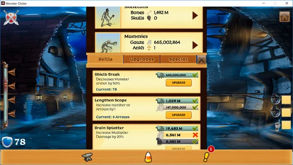 Monster Clicker : Idle Halloween Strategy screenshot 5