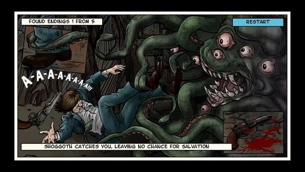 Lovecraft Quest - A Comix Game screenshot 6