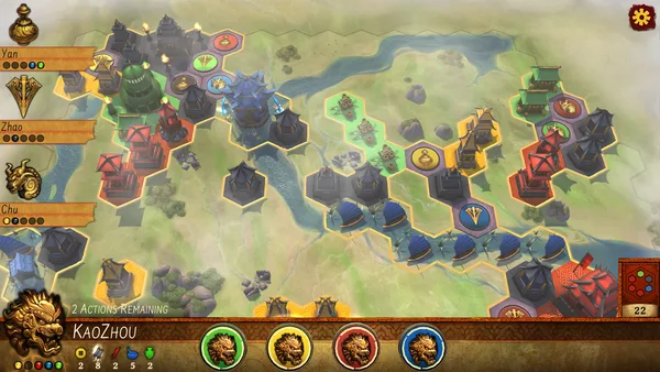 Reiner Knizia Yellow & Yangtze screenshot 2