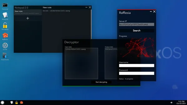 Project DeepWeb screenshot 1